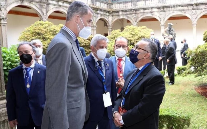 “O Rei felicitounos polo gran proxecto mundial que lidera Ponteareas”