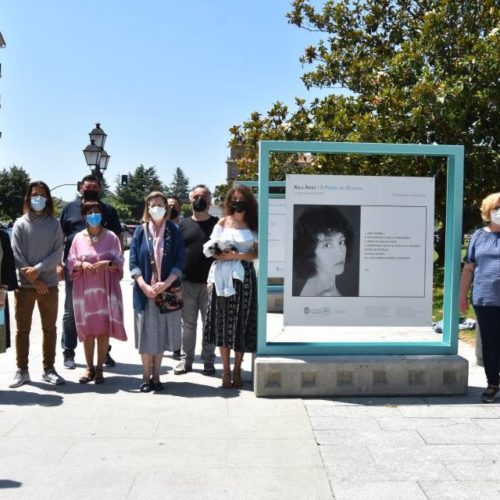 Os versos e retratos de Xela Arias chegan a Monforte nunha exposición