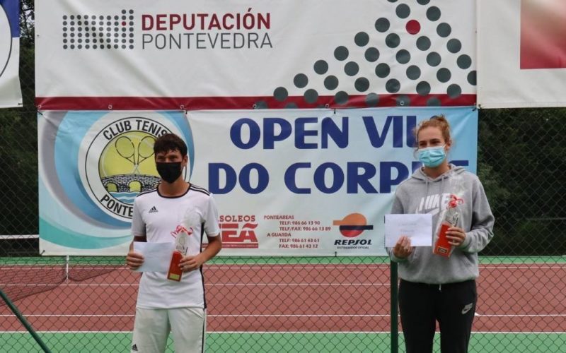 Tomás Curras e Adriana Subiás gañaron o XI Open Tenis Vila do Corpus en Ponteareas