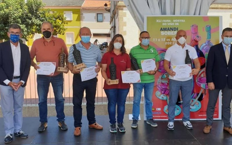 Entregados en Sober os premios da cata de viños de Amandi