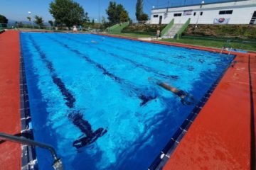 O tudense Clube de Natación Baixo Miño estrea a piscina pre-olímpica das Neves