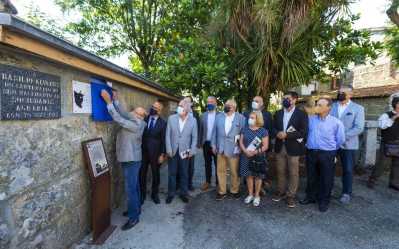 Deputación de Ourense rende a primeira homenaxe institucional a Basilio Álvarez