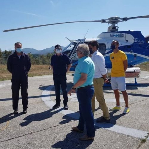 A Xunta mellorará a base aérea antiincendios de Muíños (Ourense)