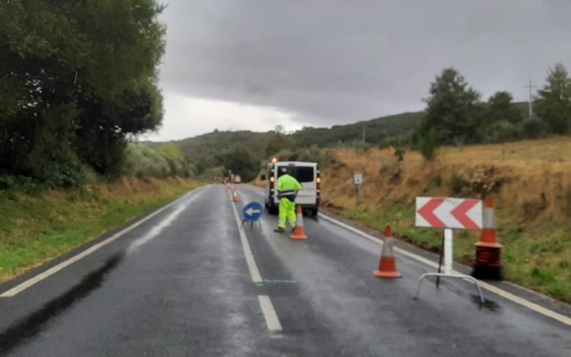 Acondicionamento da estrada OU-129 nos concellos da Veiga,  Viana do Bolo e O Bolo