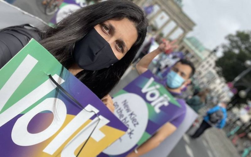 O partido paneuropeo Volt avanza electoralmente en Alemaña e Portugal