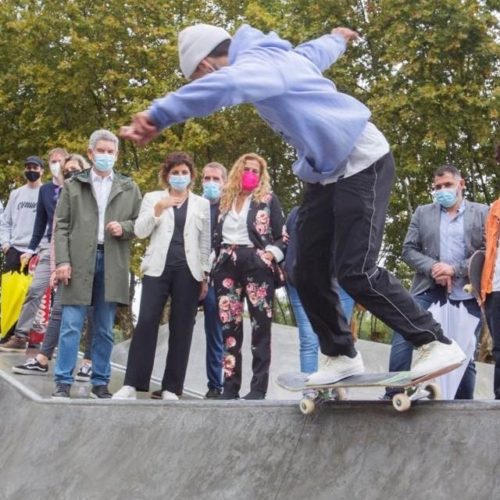 Tomiño inaugurou o skatepark en Goián