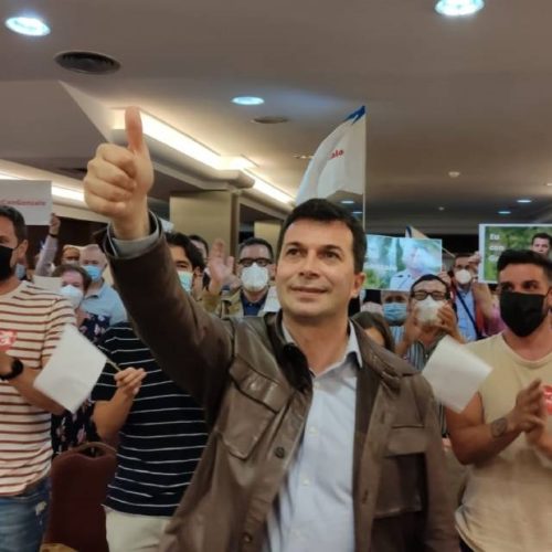 Gonzalo Caballero presenta en Vigo a súa candidatura á reelección ao PSdeG