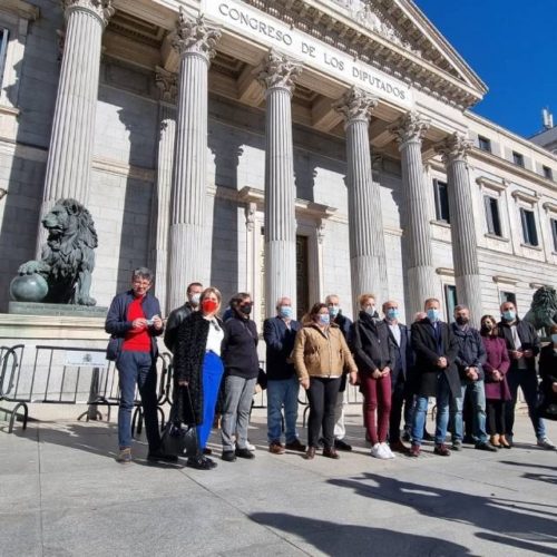 Deputados do PSdeG reclaman en Madrid o reparto equitativo dos fondos da Deputación de Ourense