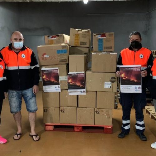 Solidariedade de Salceda cos afectados polo volcán da Palma