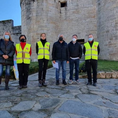 Deputados do PSdG Ourense marchan a pe ata Madrid