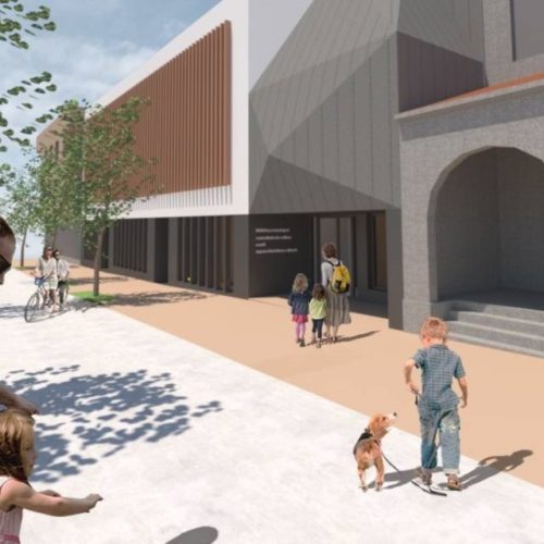 En marcha a construción da futura Biblioteca Municipal de Tomiño