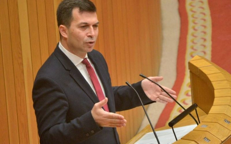 Gonzalo Caballero destacou a chegada do AVE a Galicia