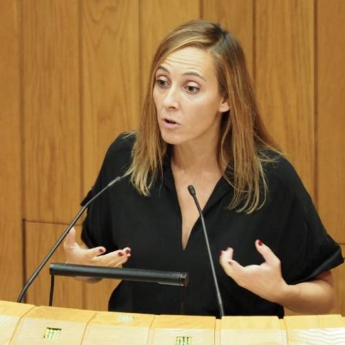 A deputada Noa Díaz presenta a súa precandidatura no PSdeG da Coruña