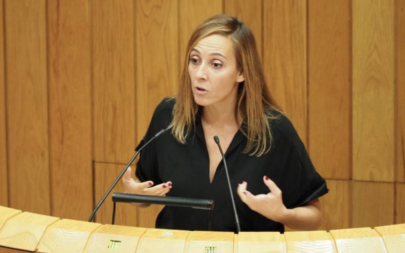 A deputada Noa Díaz presenta a súa precandidatura no PSdeG da Coruña