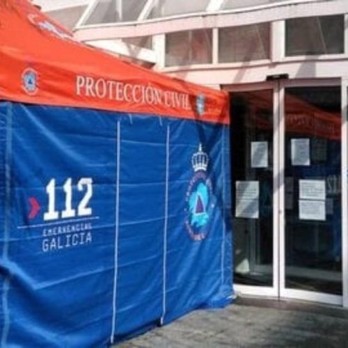 Protección Civil de Ponteareas conta cunha nova tenda de campaña