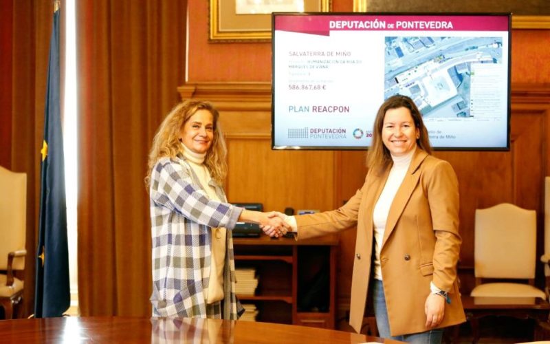 Deputación de Pontevedra e Concello de Salvaterra asinan actuacións no marco do Plan ReacPon