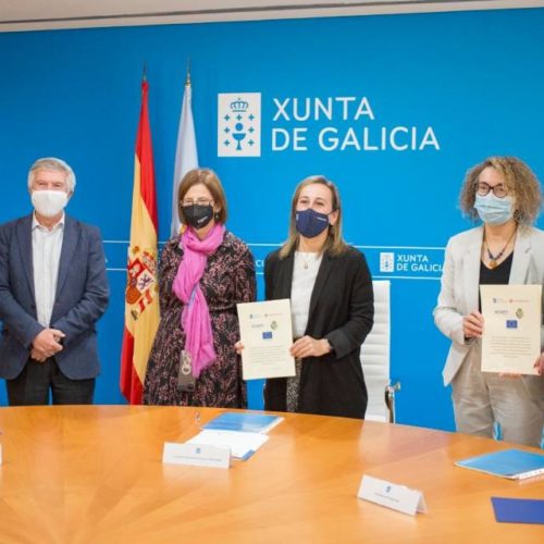Concello de Ponteareas, Estado e Xunta asinan o convenio para a ampliación e reforma da Depuradora da Moscadeira