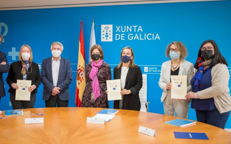 Concello de Ponteareas, Estado e Xunta asinan o convenio para a ampliación e reforma da Depuradora da Moscadeira