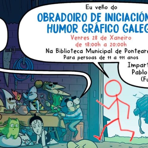Ponteareas organiza obradoiro de iniciación ao humor gráfico en galego