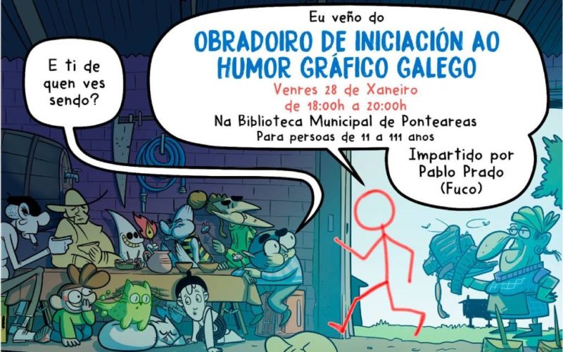 Ponteareas organiza obradoiro de iniciación ao humor gráfico en galego