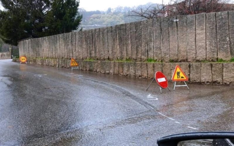 Obras de saneamento do Consorcio de Augas do Louro