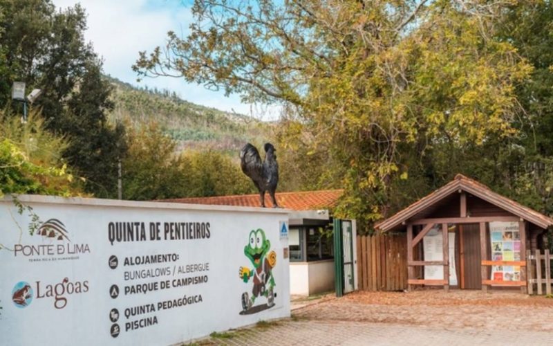 Lagoas de Bertiandos em Ponte de Lima com Biblioteca para servir peregrinos