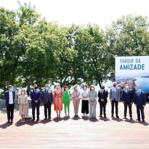 Tomiño e Deputación de Pontevedra valorizan o parque e a ponte peonil da Amizade