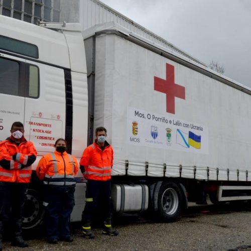 Mos, O Porriño e Lalín únense en solidariedade con Ucraína