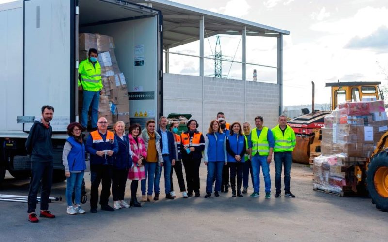 Sae de Ourense o primeiro camión con axuda humanitaria para Ucraína