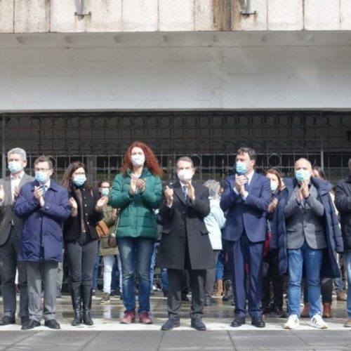 A Reconquista de Vigo solidarízase con Ucraína