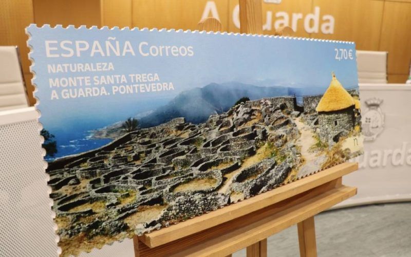 Correos presenta na Guarda o selo dedicado ao Monte de Santa Trega