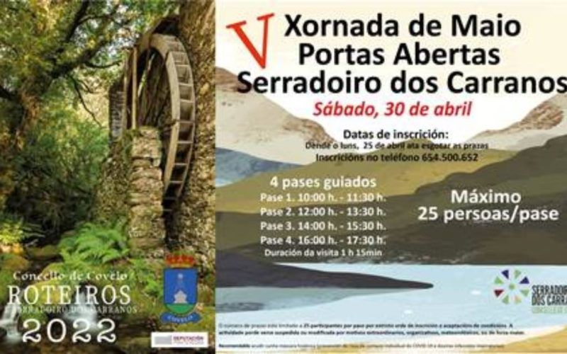 O Covelo organiza a V xornada de portas abertas do Serradoiro dos Carranos
