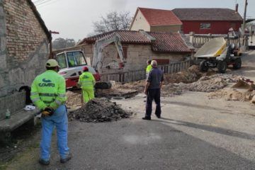 Obras de mellora das vías públicas en Mondariz