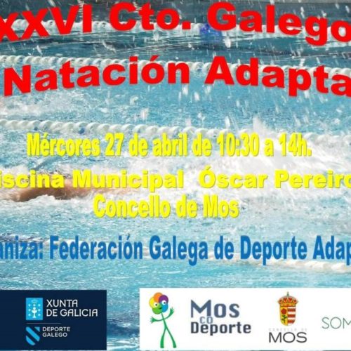 Mos acolle o XXVI Campionato Galego de Natación Adaptada