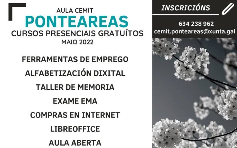 Cursos da aula CeMIT en Ponteareas