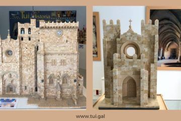 Tui expón reproducións da Catedral e de castelos
