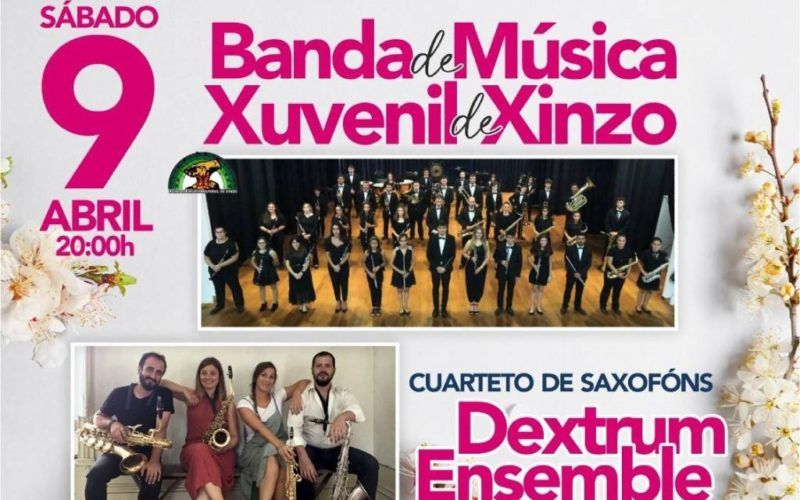 Banda de Música Xuvenil de Xinzo e Dextrum Ensemble únense no concerto “Cidades”
