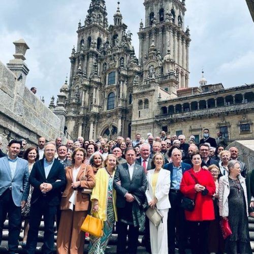 Asociación Día de Galicia en Asturias visitou Santiago