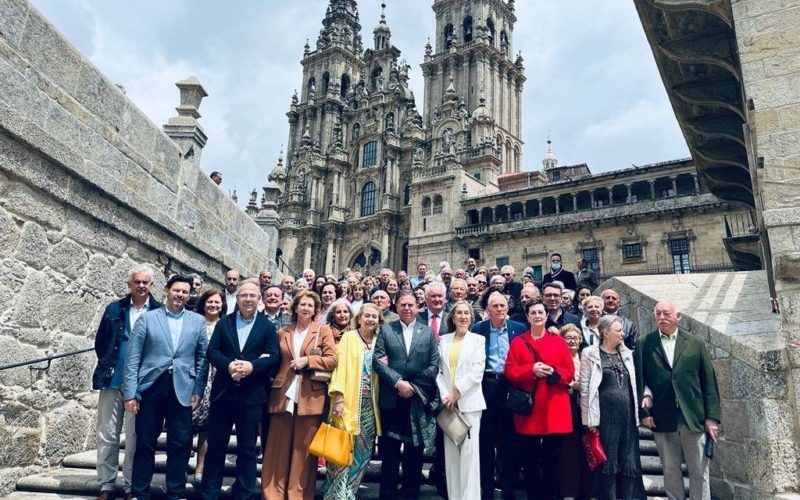 Asociación Día de Galicia en Asturias visitou Santiago