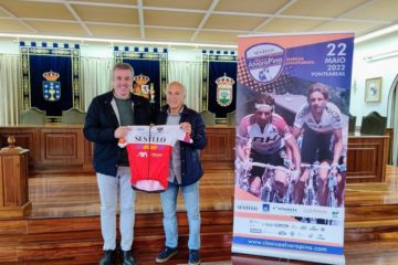 VII edición da proba ciclística “La Sestelo Clásica Álvaro Pino 2022” na Cañiza