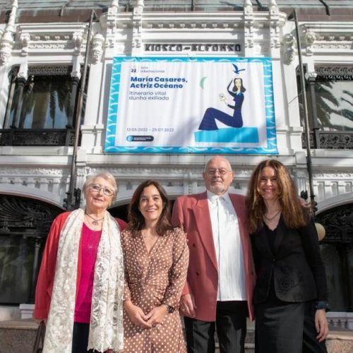 A Coruña abre ao público a exposición “María Casares, actriz océano”