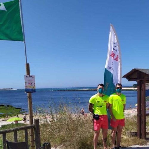 Bandeira azul para as praias “O Muíño” e “Area Grande” na Guarda