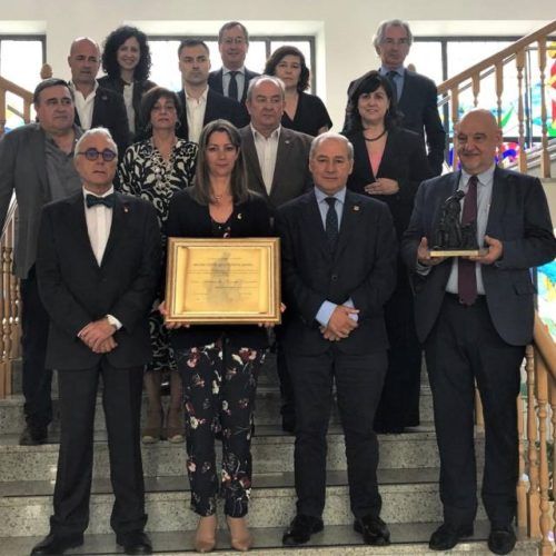 José Tomé entregou o IV Premio ó Ferrocarril ó Eixo Atlántico do Noreste Peninsular