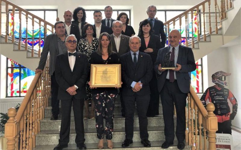 José Tomé entregou o IV Premio ó Ferrocarril ó Eixo Atlántico do Noreste Peninsular