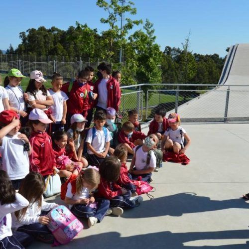 Primeira visita escolar a Afouteza