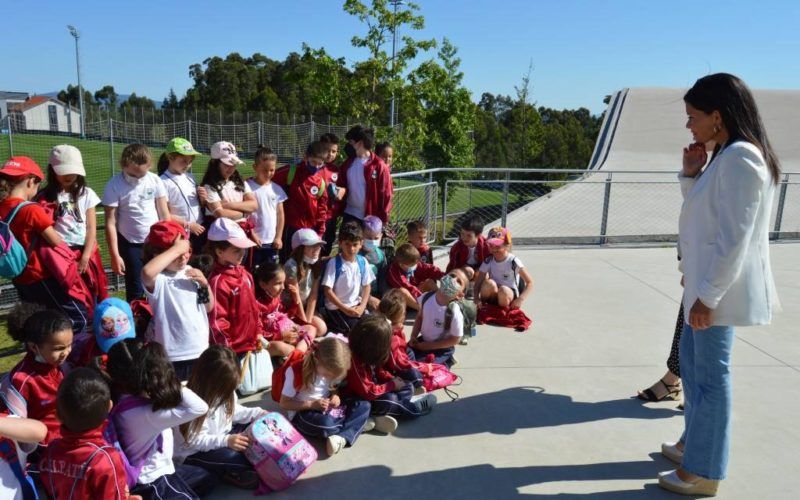 Primeira visita escolar a Afouteza