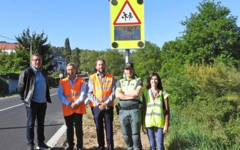 Mellora da seguridade viaria en Pereiro de Aguiar