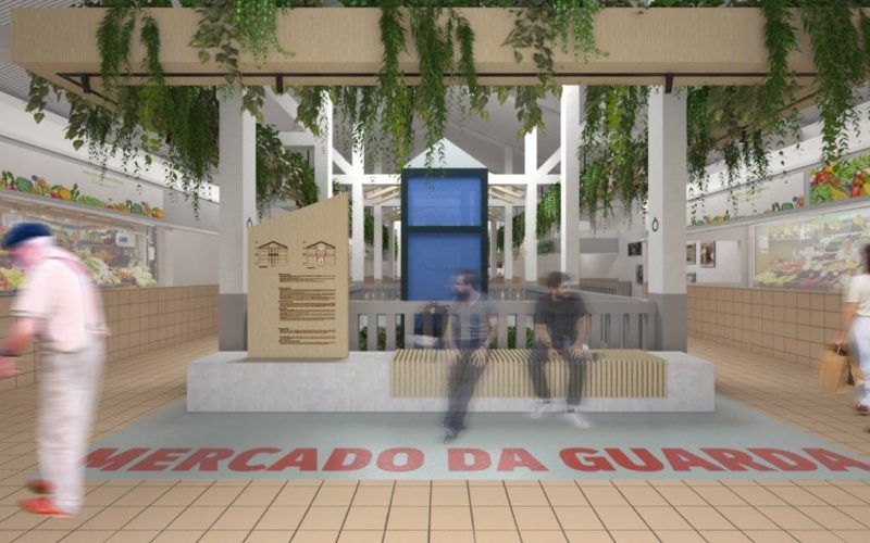 Preséntase o proxecto de reforma estética da Praza de Abastos da Guarda