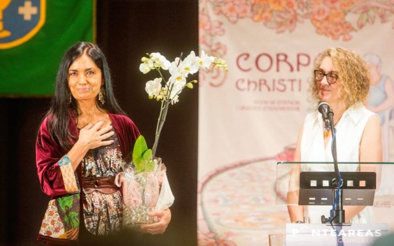 A musicóloga e escritora Esther Sestelo Longueira, pregoeira do Corpus 2022