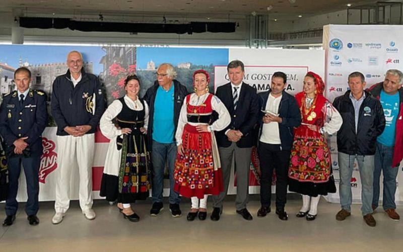Recebidos en Viana do Castelo os tripulantes do cruzeiro “Caminho Marítimo de Santiago em Portugal”